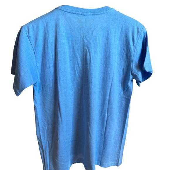 TLC Women's Light Blue Short Sleeve Graphic T-Shirt - Size XS - NWT - Picture 5 of 6